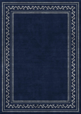 Anna-Veda 7783-ferrule meander- handgefertigter Teppich,  tibetisch (Indien), 100 Knoten Qualität